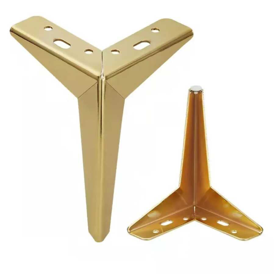 Star style colour golden metal leg (Golden)