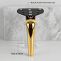 Black Plate Furniture Metal Leg