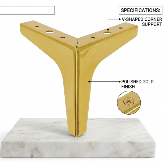 Metal Fancy Triangle Leg