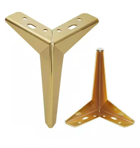 Steel Heavy Model Y Design Sofa Leg (Golden)